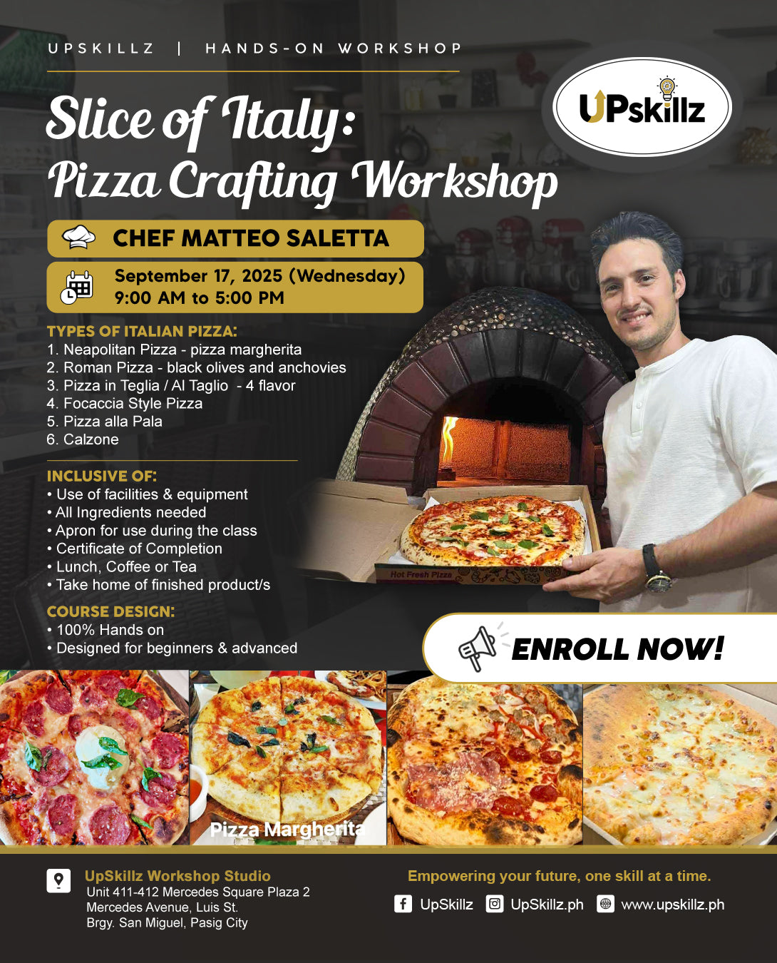 Slice of Italy: Pizza Crafting Workshop ( Sept. 17 )
