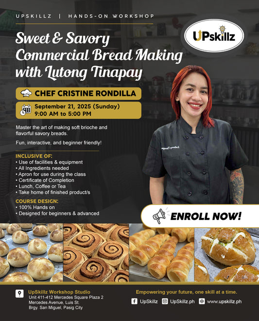 Commercial Bread Making with Lutong Tinapay ( Sept. 21 )