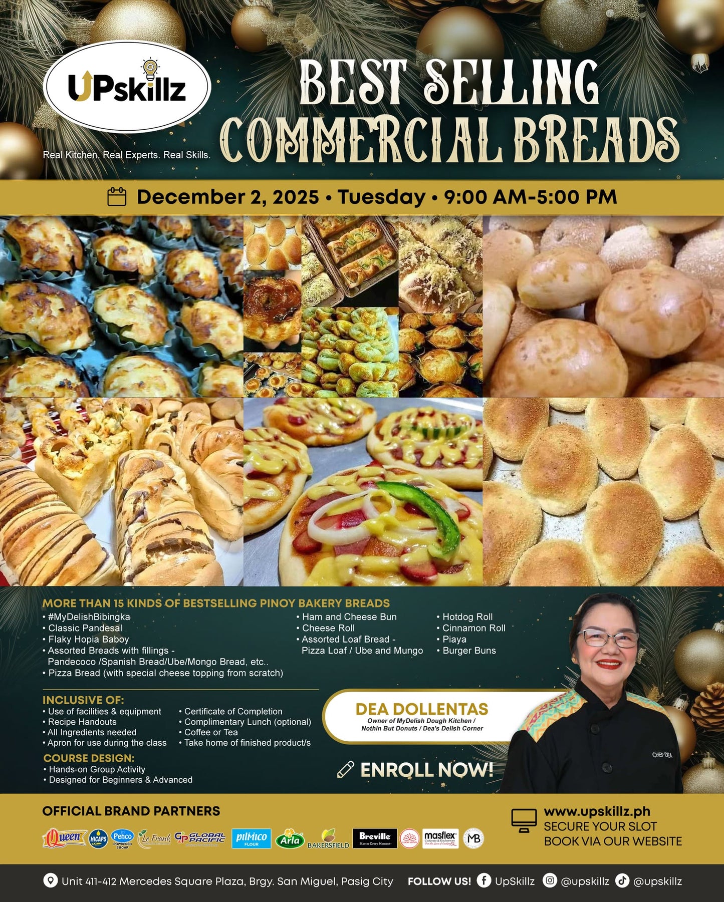 Commercial Breads Baking Class