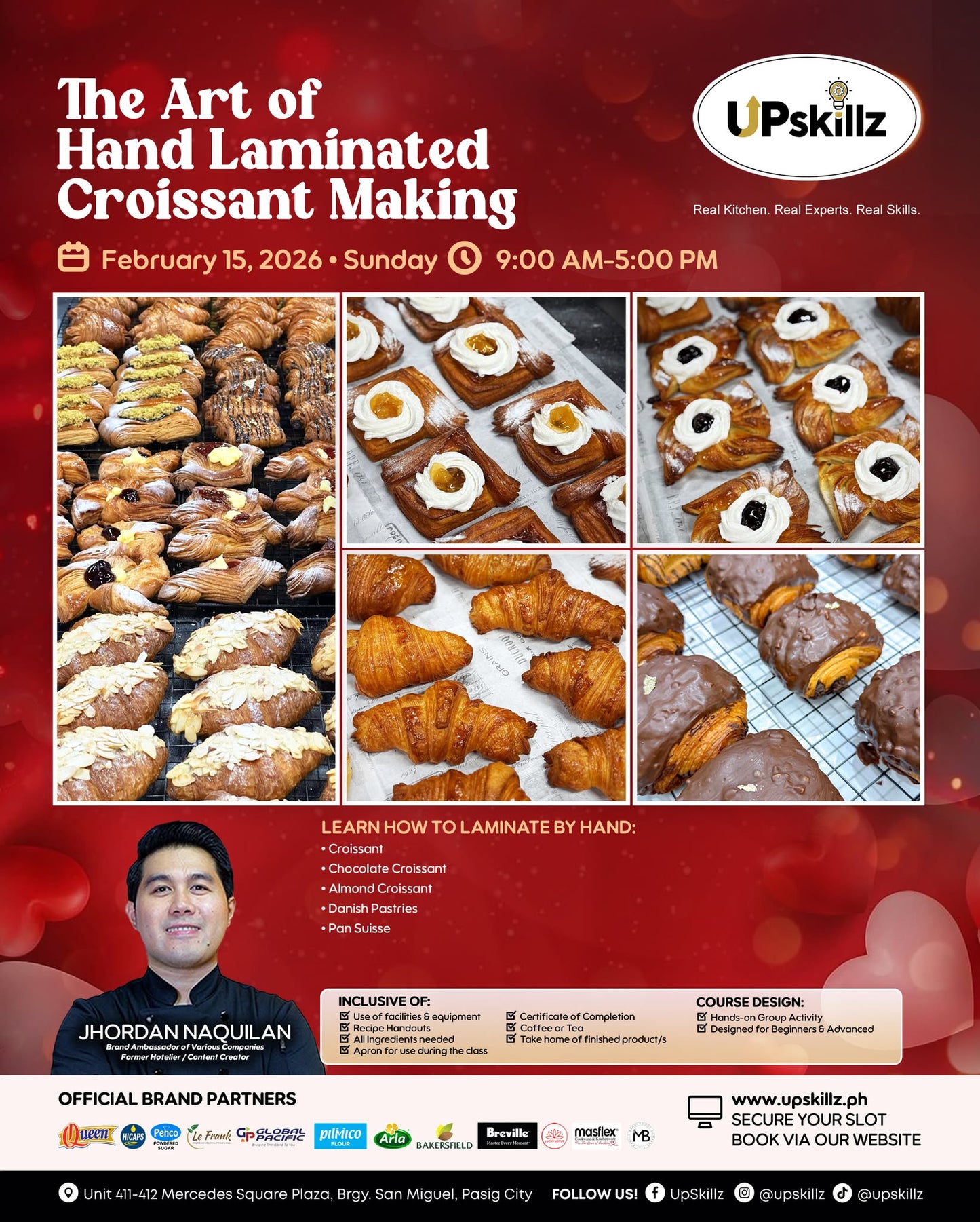 Croissant Making Class - Feb 15