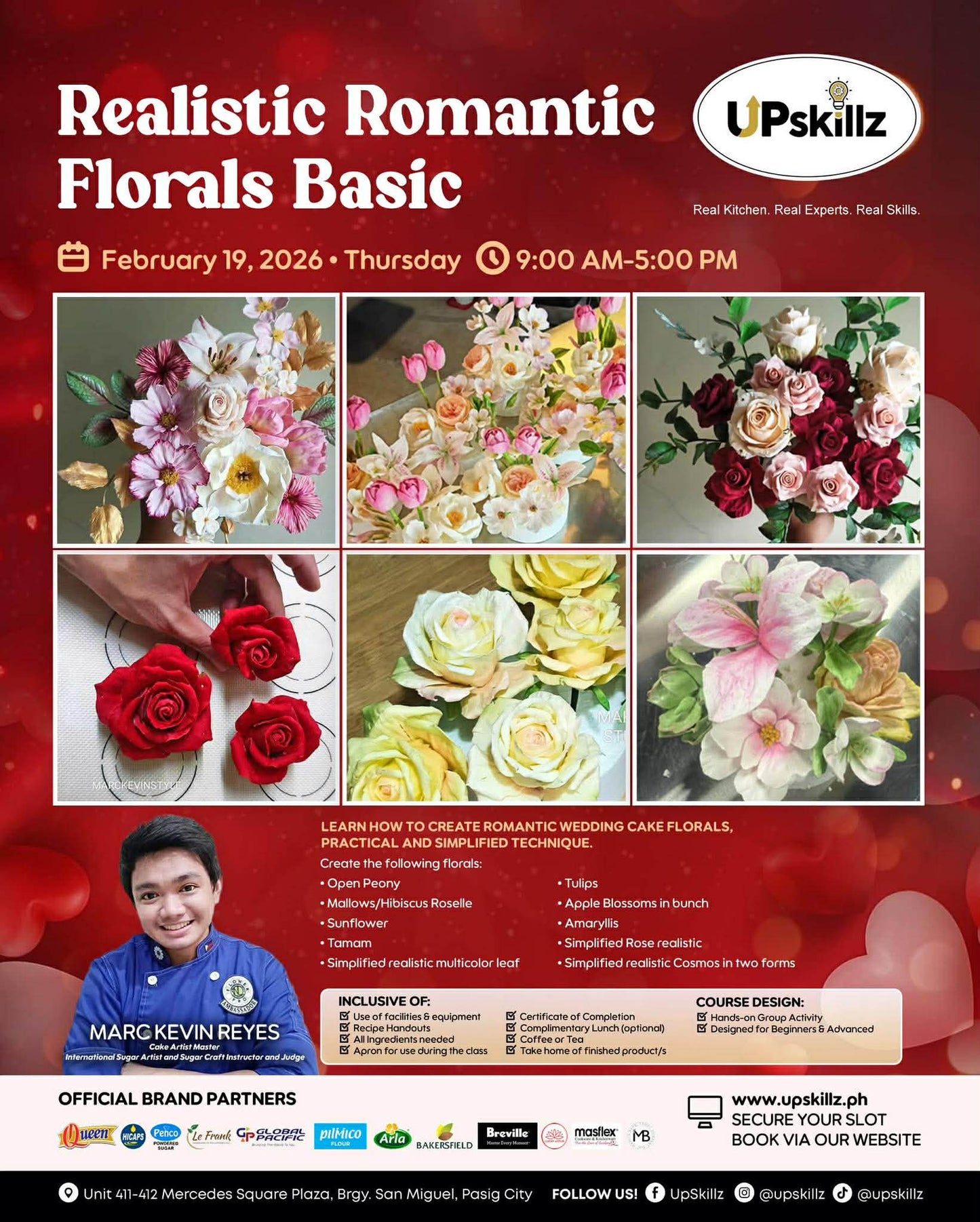 Realistic Sugar Flower Workshop - Feb 19