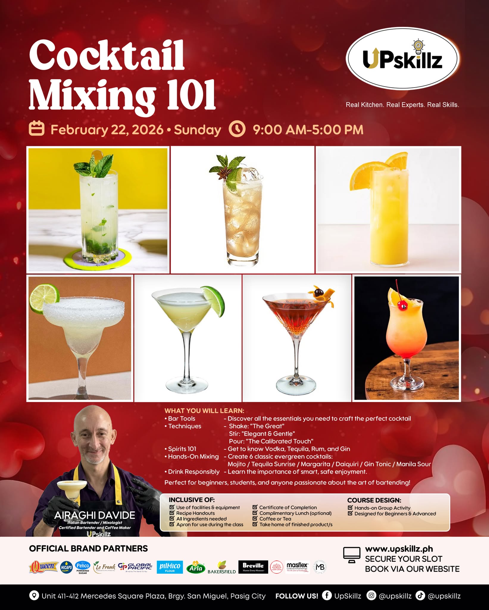 Cocktail Mixing 101 – Upskillz
