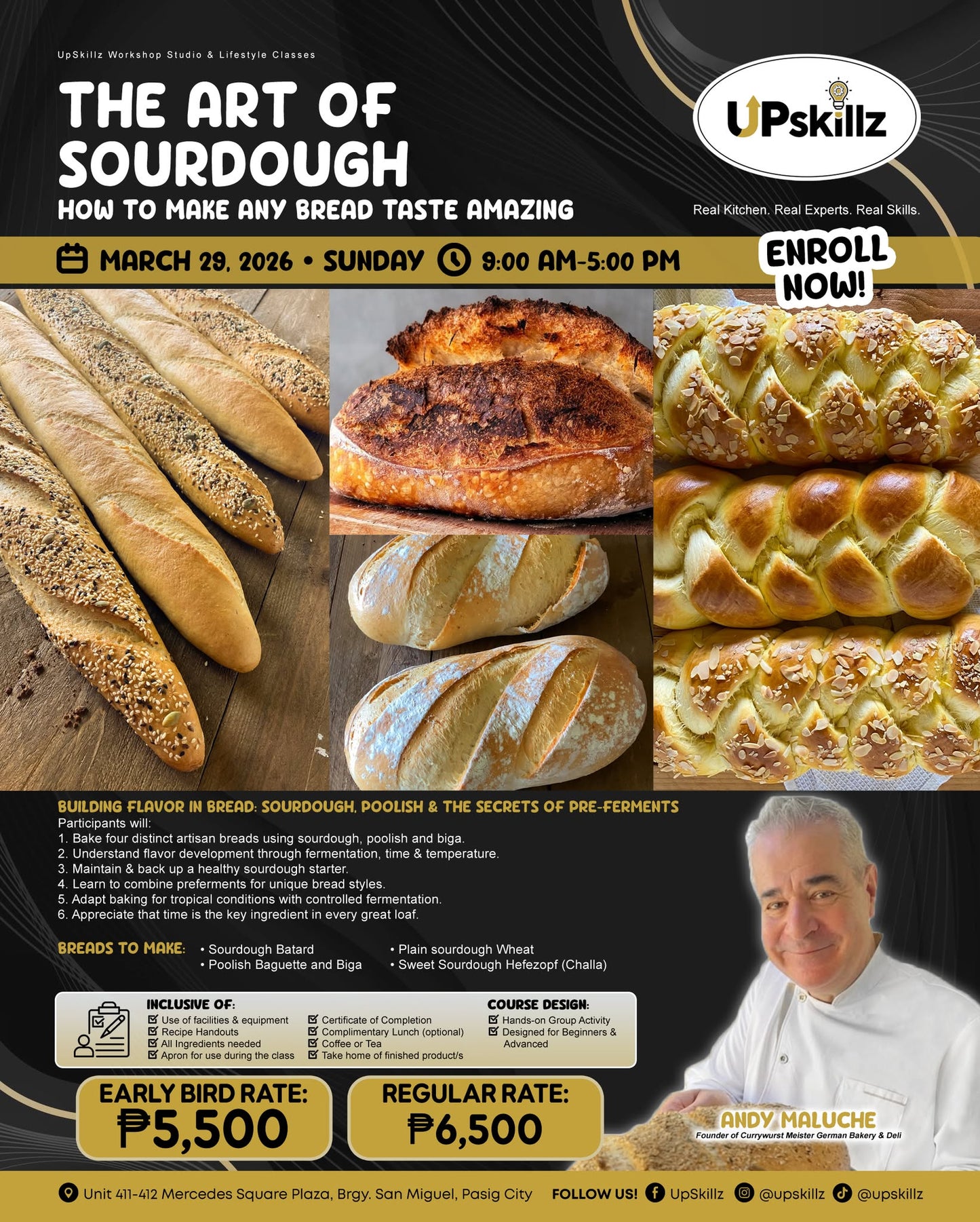 The Art of Sourdough Baking Class