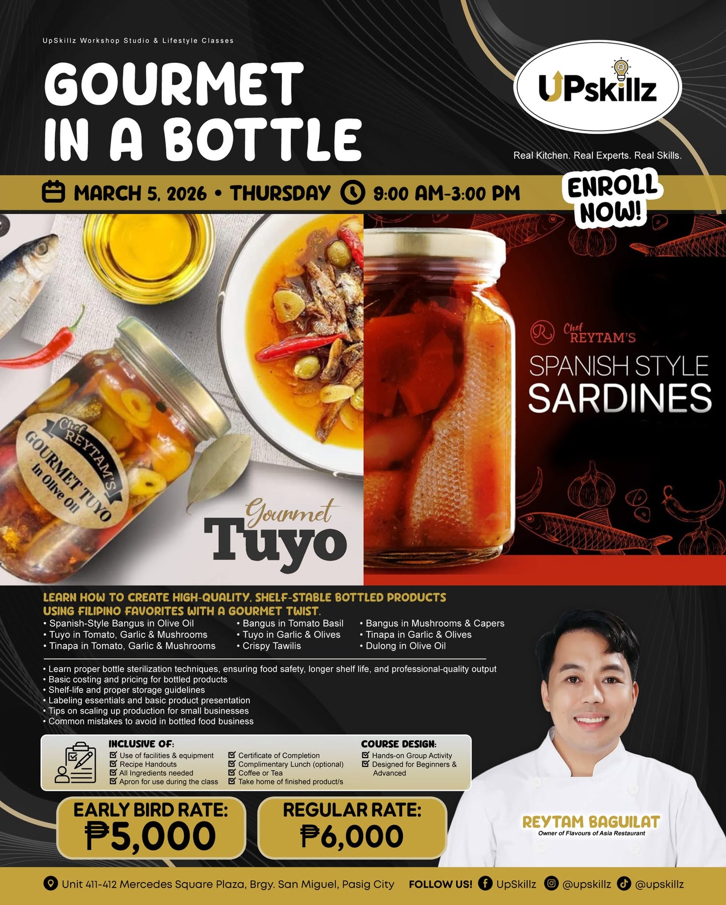 Gourmet in a Bottle Workshop