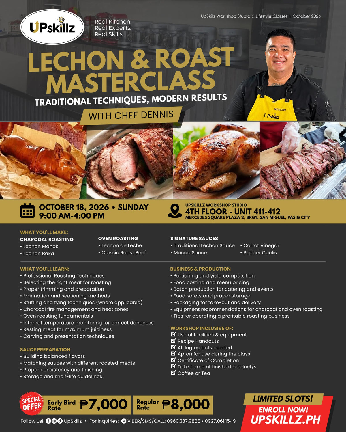 Lechon and Roasting Masterclass - Oct 18