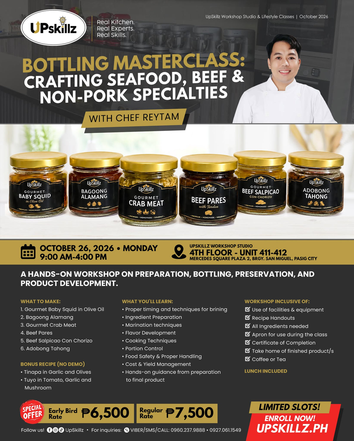 Bottling Masterclass - Oct. 26