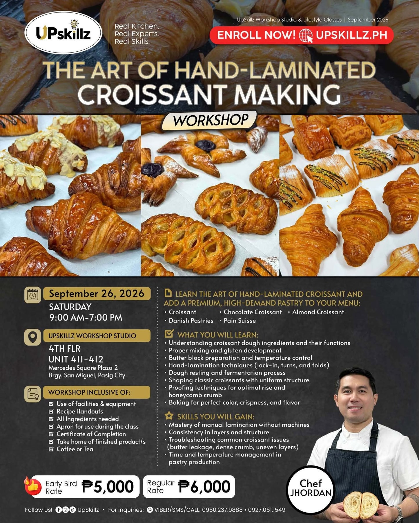 Croissant Baking Class for Beginners - Sept. 26