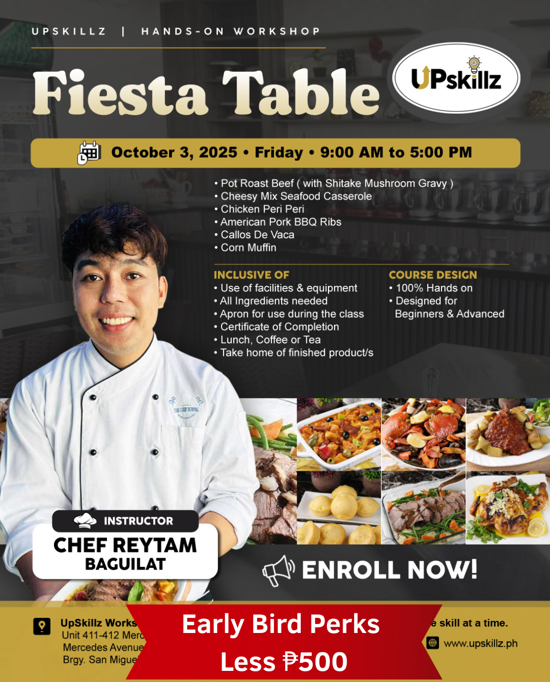 Fiesta Table Cooking Workshop ( Oct.3 )