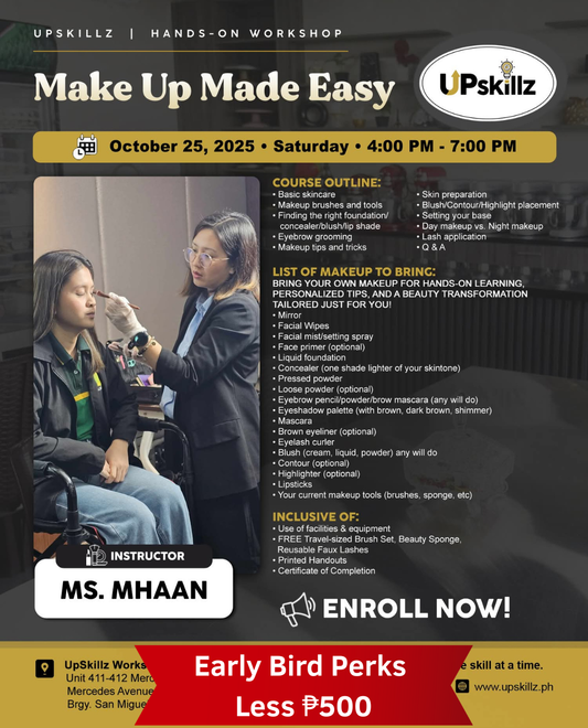 Make up Made Easy ( Oct. 25 )