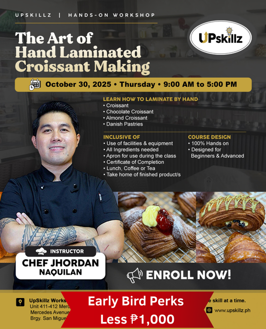 Hand Laminated Croissant Workshop ( Oct. 30 )