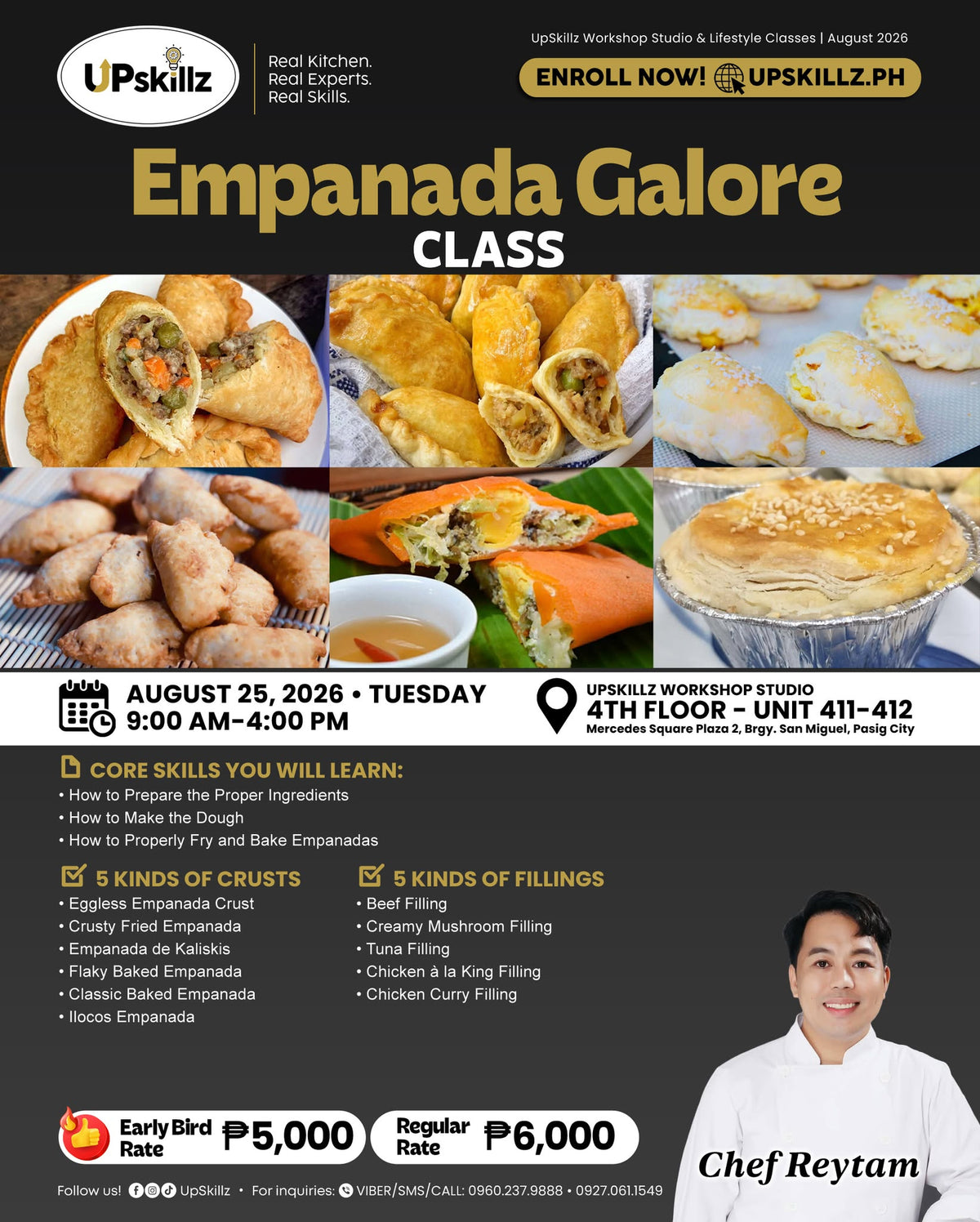 Empanada Galore Class - Aug 25