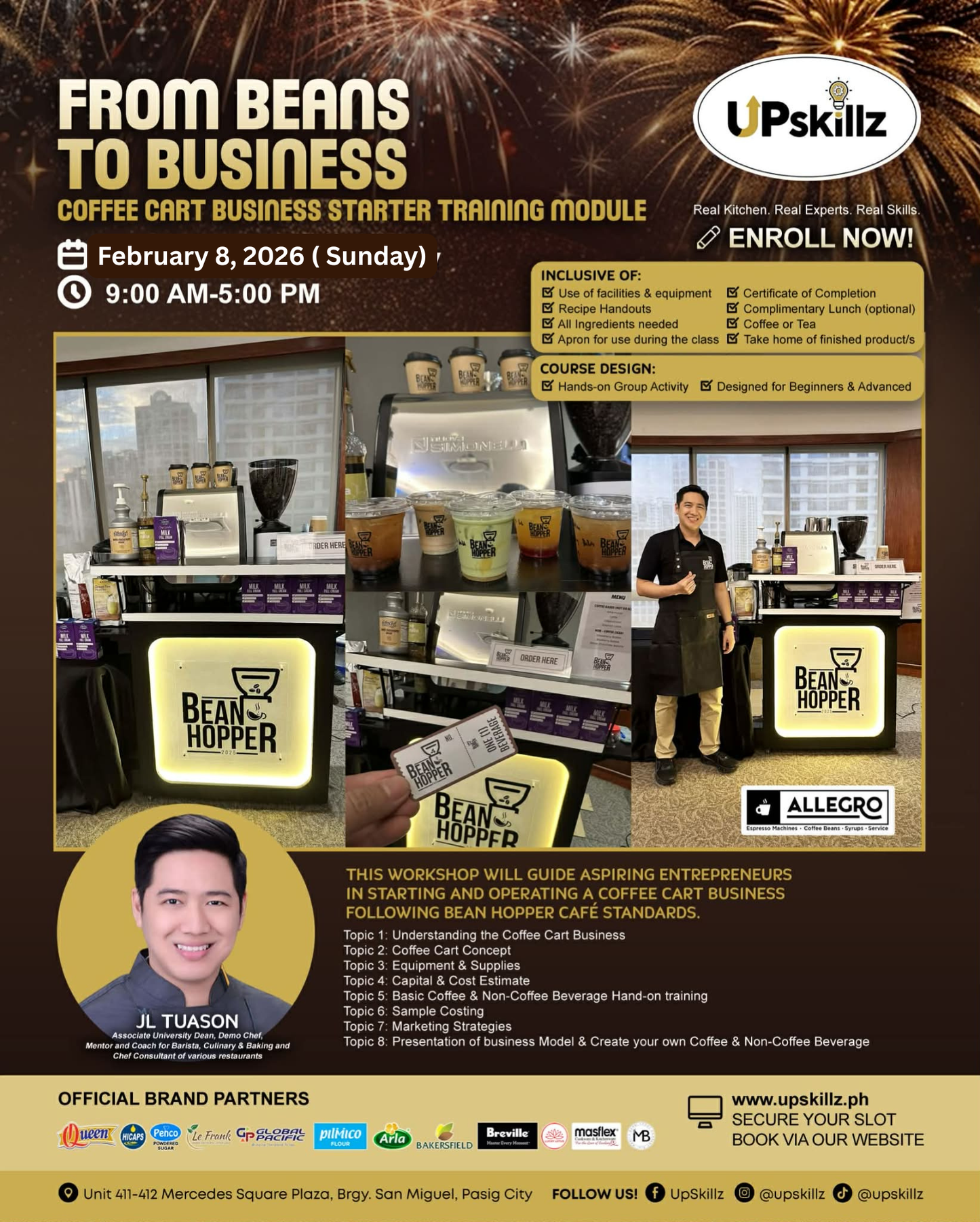 Training for Coffee Cart Business - Feb 8