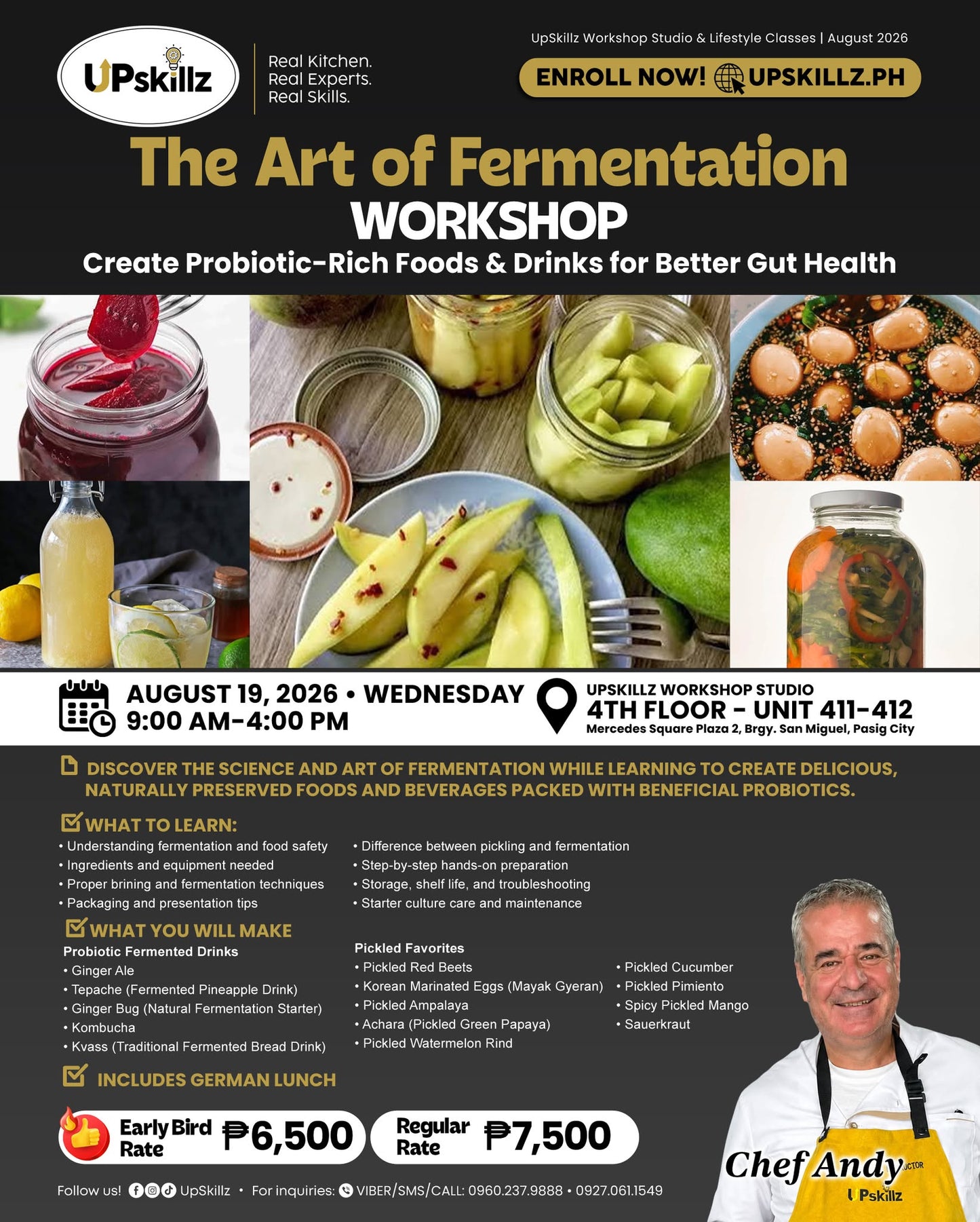 Food Preservation using Fermentation Masterclass - Aug 19