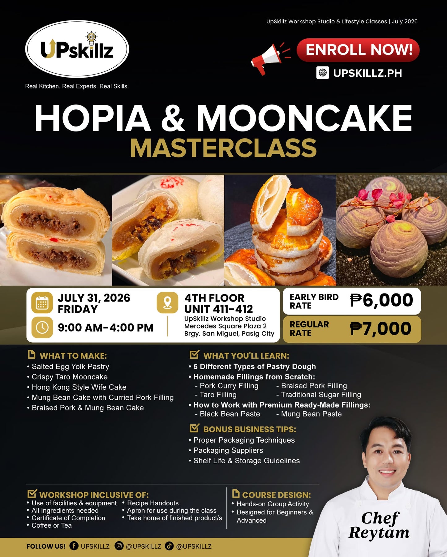Hopia and Mooncake Masterclass - July 31