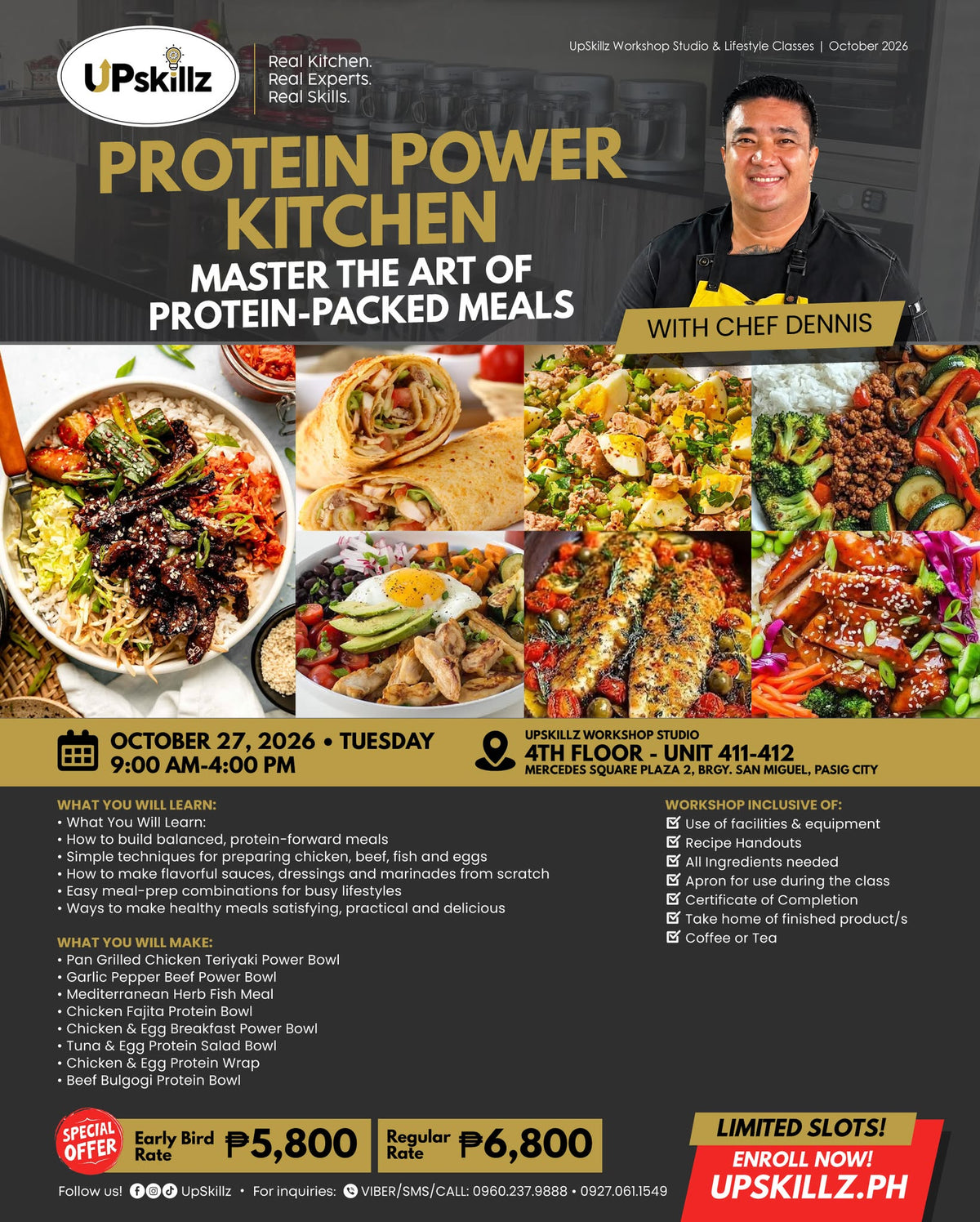 Protein Power Meals: Master the Art of Protein-Packed Meals - Oct. 27