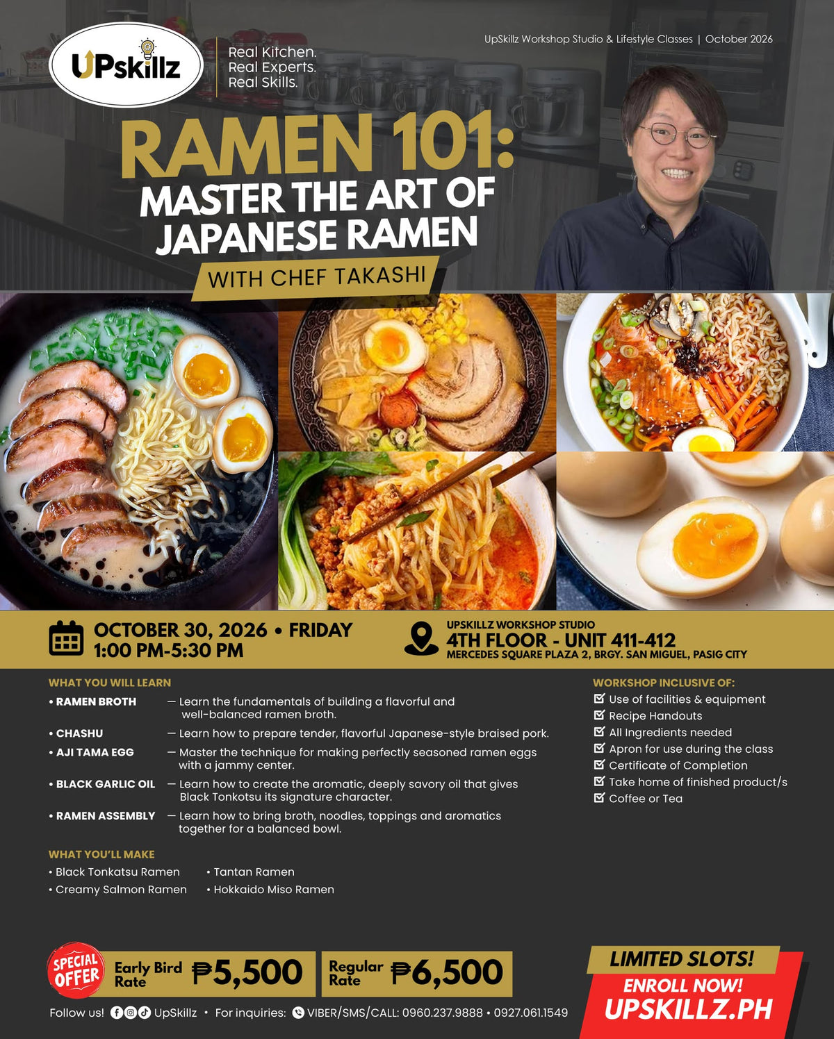 Ramen 101: Master the Art of Japanese Ramen - Oct 30