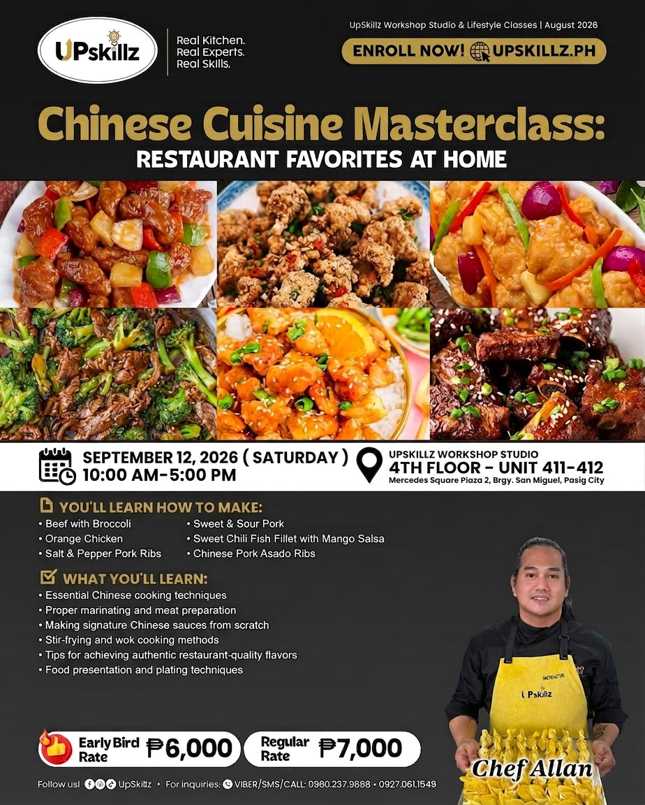 Chinese Cuisine Cooking Masterclass -Sept 12