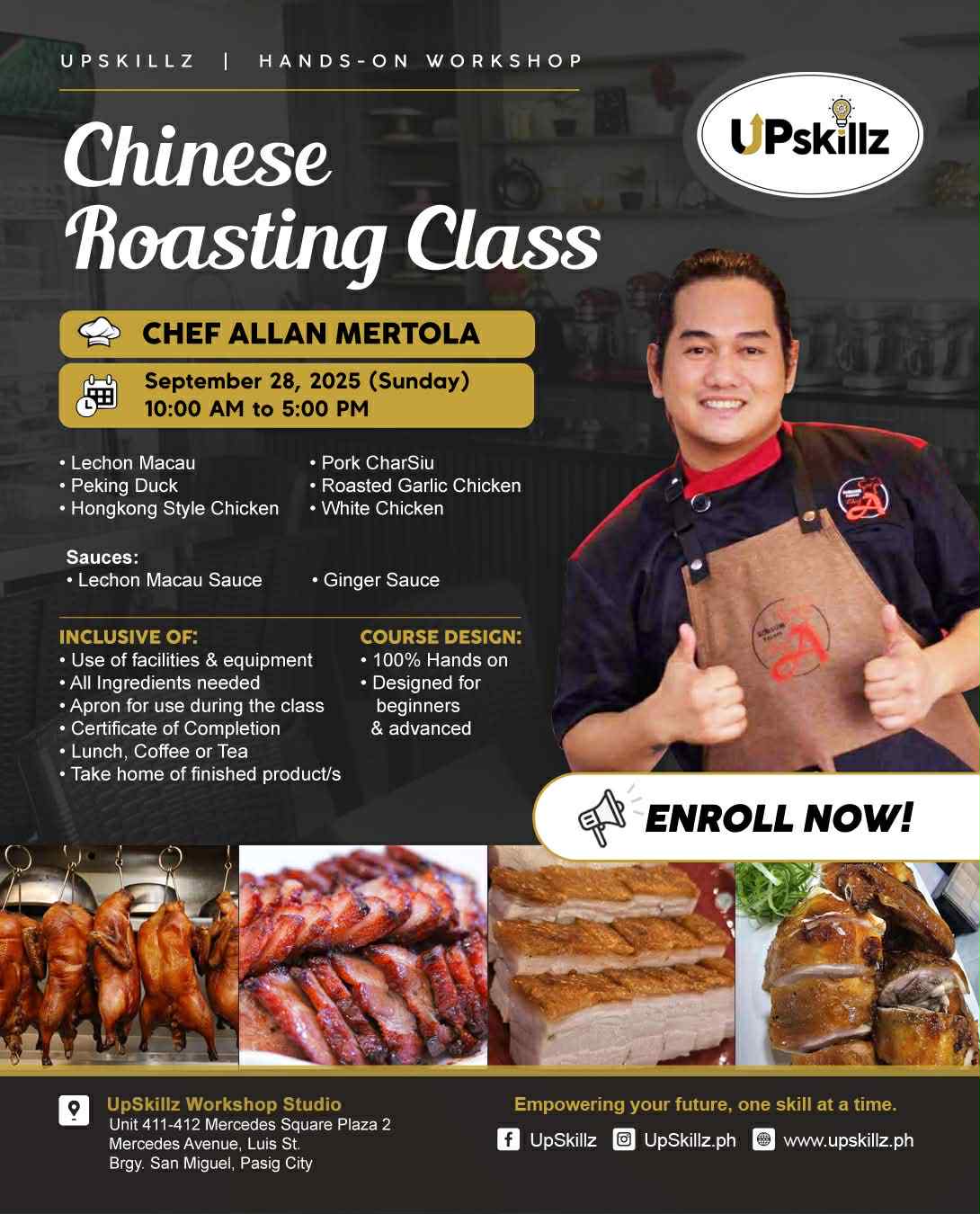 Chinese Roasting Class ( Sept. 28 )
