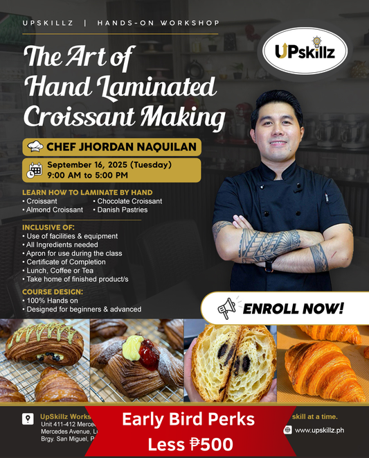 Hand Laminated Croissant Making ( Sept. 16 )