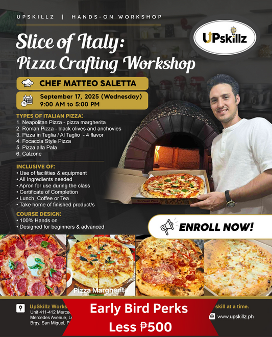 Slice of Italy: Pizza Crafting Workshop ( Sept. 17 )