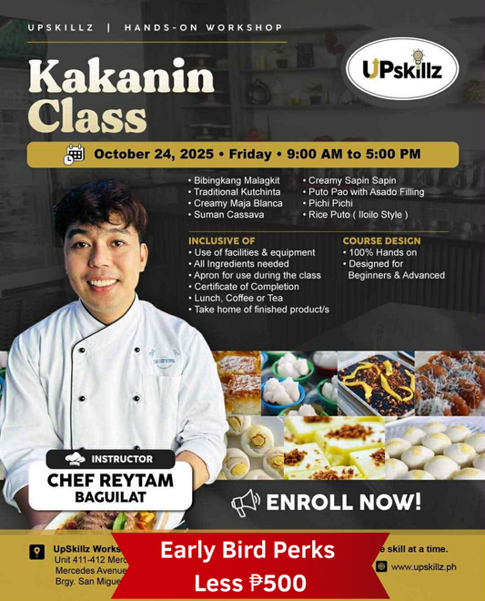 Traditional Kakanin Class ( Oct. 24 )