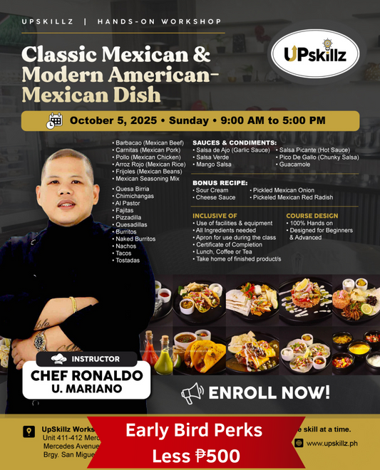 Mexican & Modern American- Mexican Dish ( Oct. 5 )