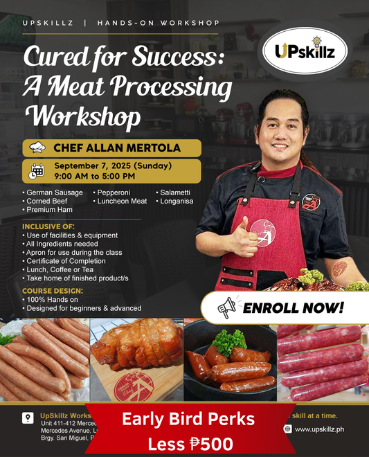 Meat Processing Workshop with Chef A ( Sept. 7 )