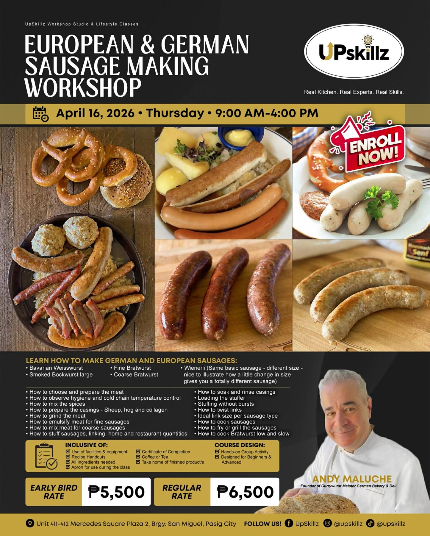 European & German Sausage Workshop