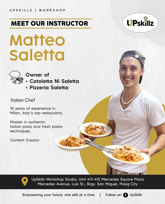 Instructor Spotlight: Chef Matteo Saletta