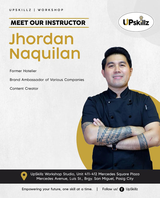 Meet our Instructor Chef Jhordan Naquilan