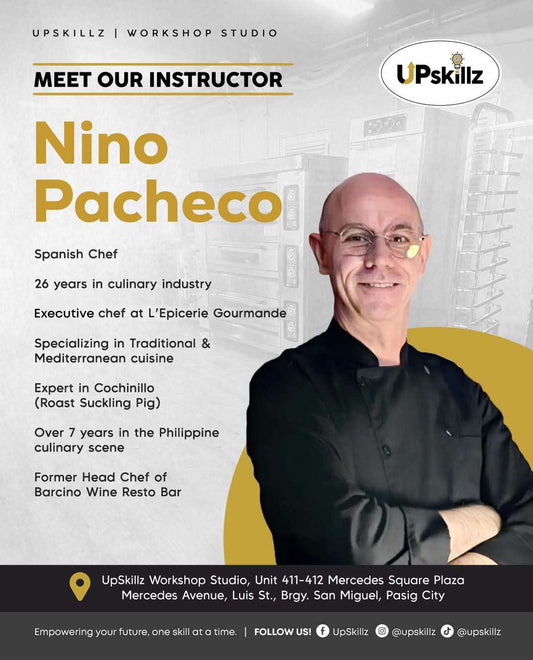Instructor Spotlight: Chef Nino Pacheco