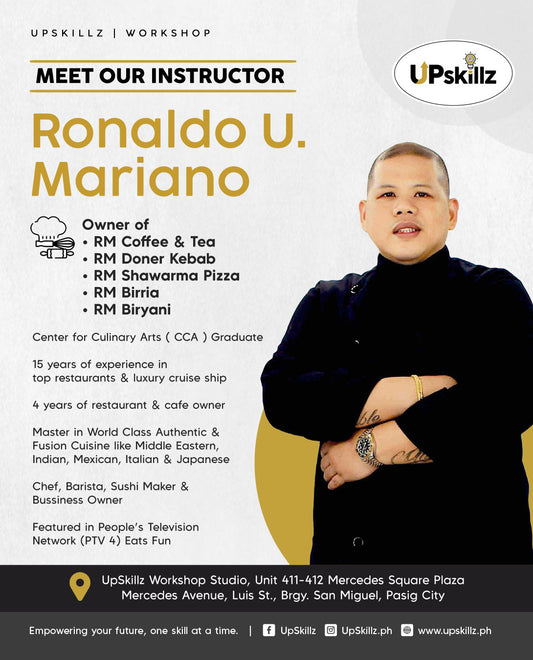 Instructor Spotlight: Chef Ronaldo U. Mariano