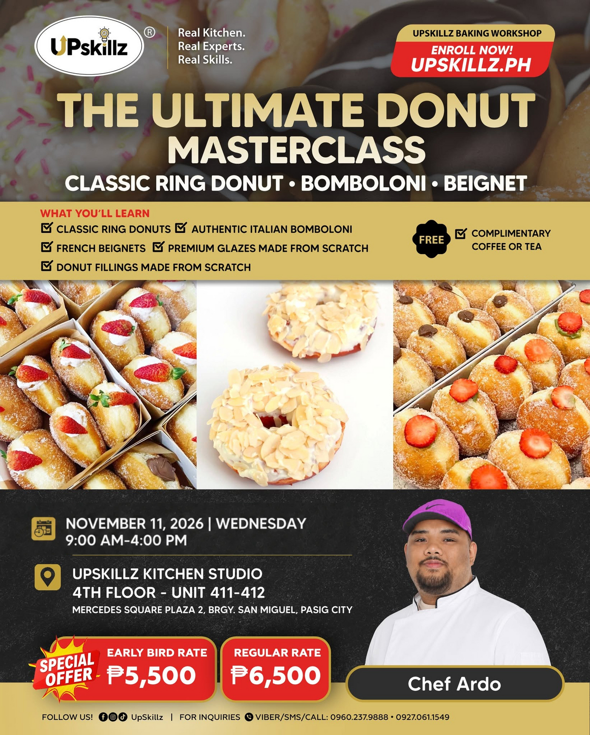 The Ultimate Donut Masterclass - Nov 11
