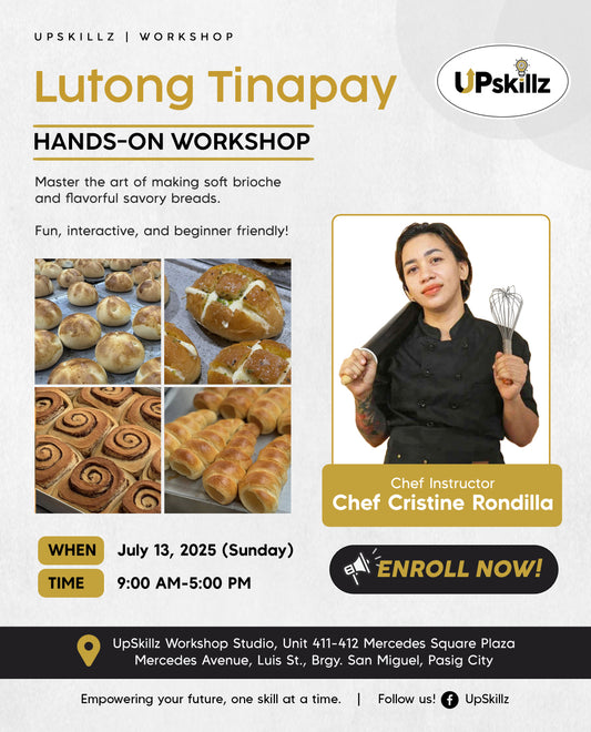 Lutong Tinapay Hands-On-Workshop ( July 13 )