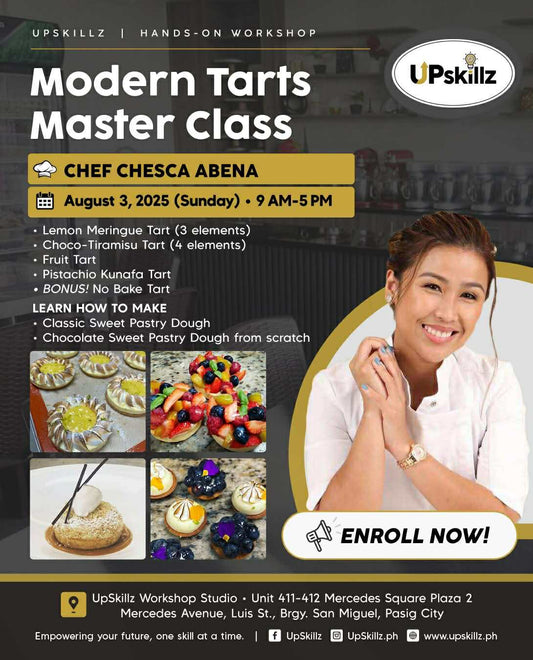 Master the Art of Modern Tarts- (Aug. 3)