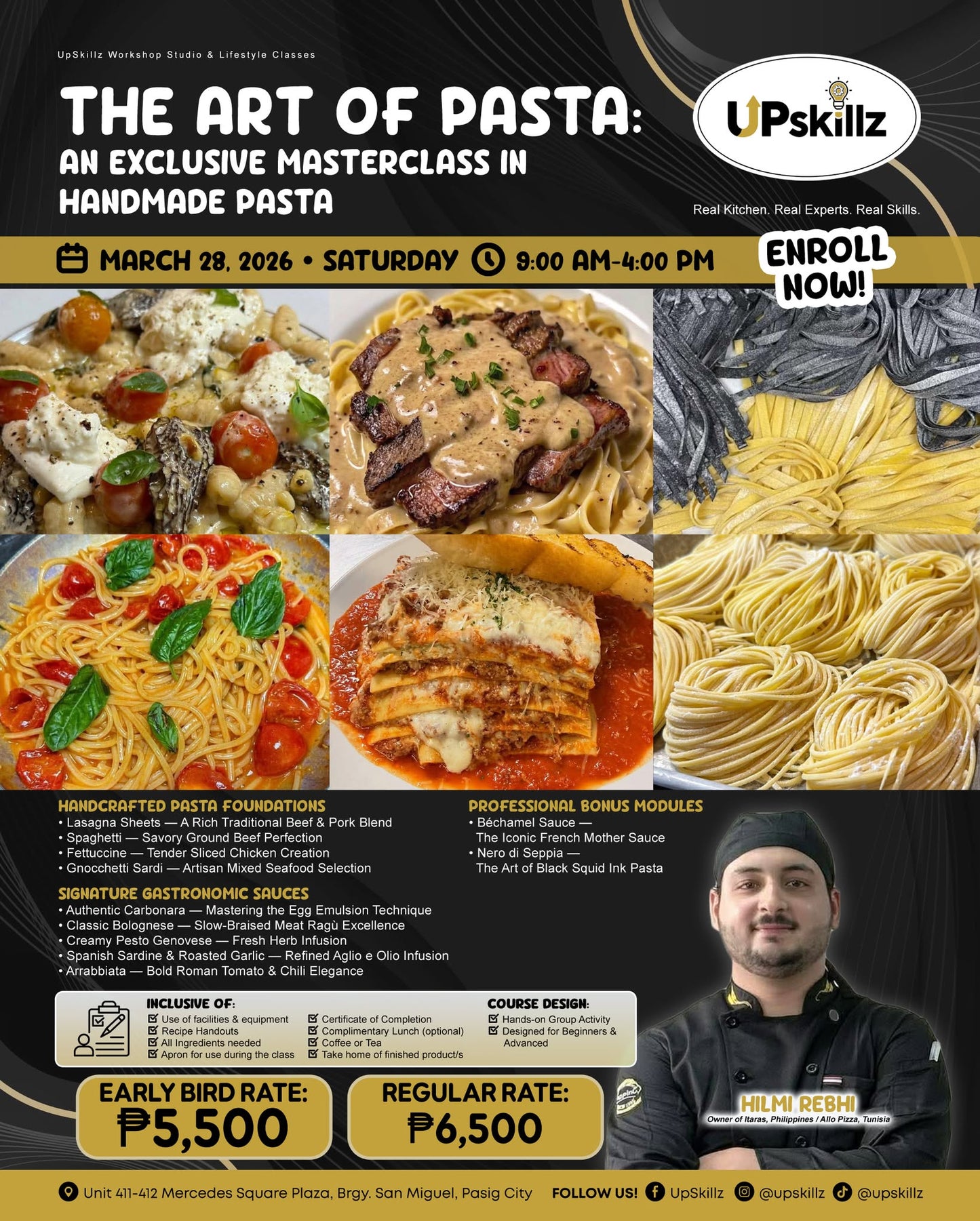 The Art of Pasta Making Class