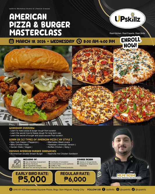 American Pizza and Burger Masterclass