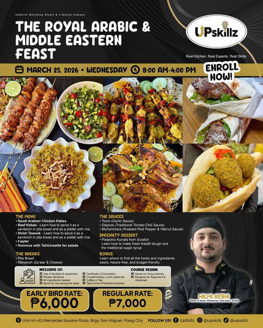 The Royal Arabic and Middle Eastern Cooking Class