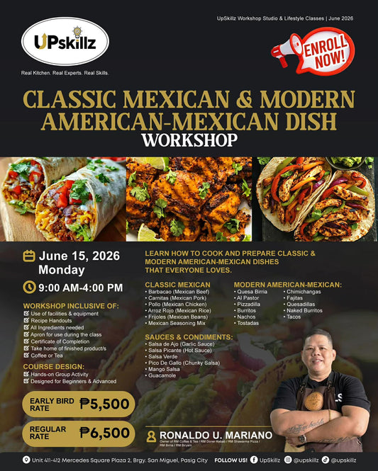 Classic Mexican & Modern American-Mexican Cooking Workshop - June 15