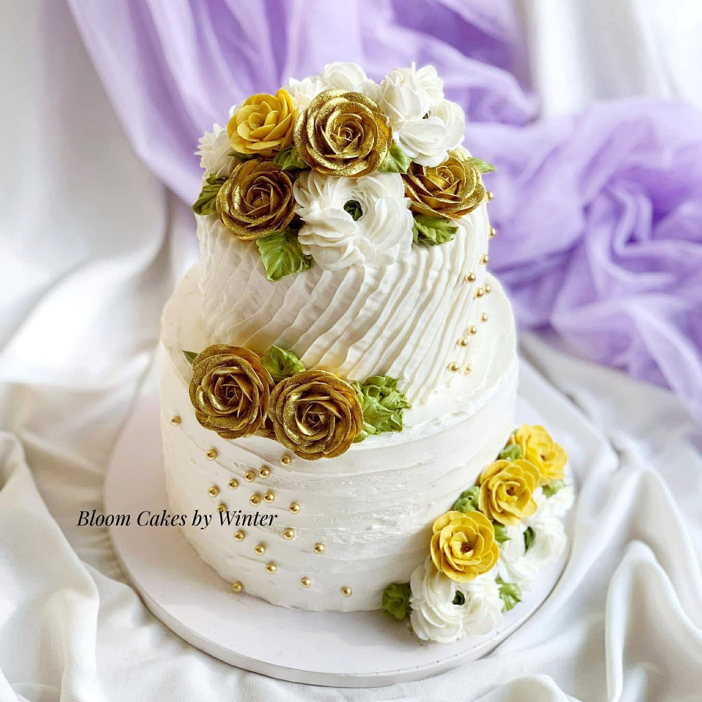 2 Tier Buttercream Flower Masterclass - June 30