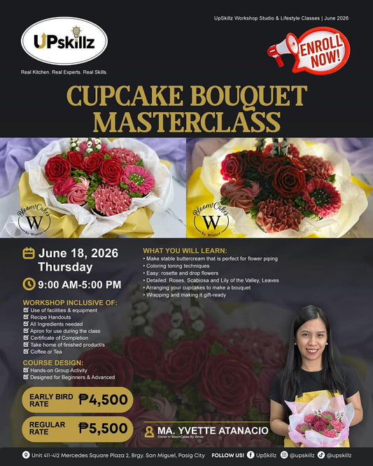 Flower Bouquet - Flower Piping Masterclass - June 18