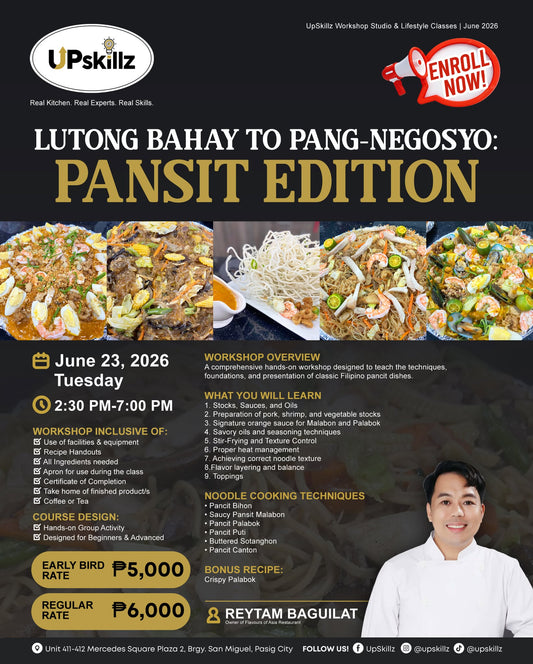 Lutong Bahay to Pang Negosyo: Pansit Edition- June 23