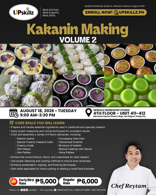 Kakanin Class Vol.2: Learn the Art of Kakanin - Aug 18