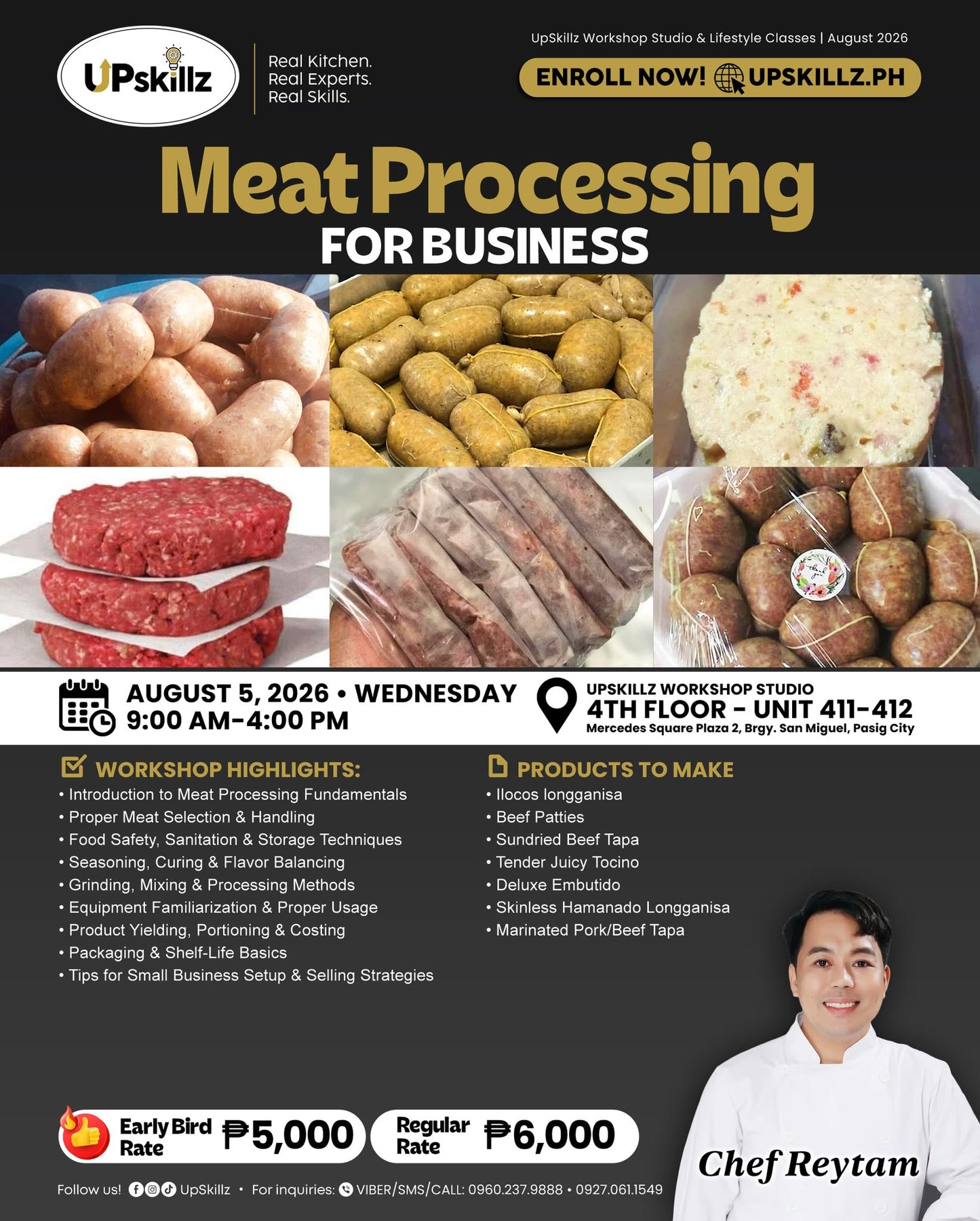 Meat Processing Workshop - Aug 5