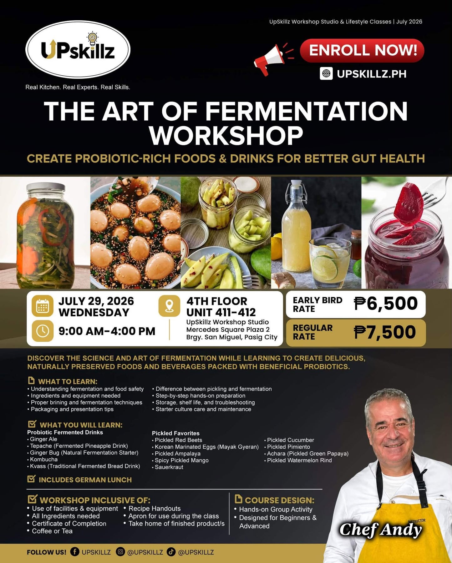 Food Preservation using Fermentation Masterclass - July 29