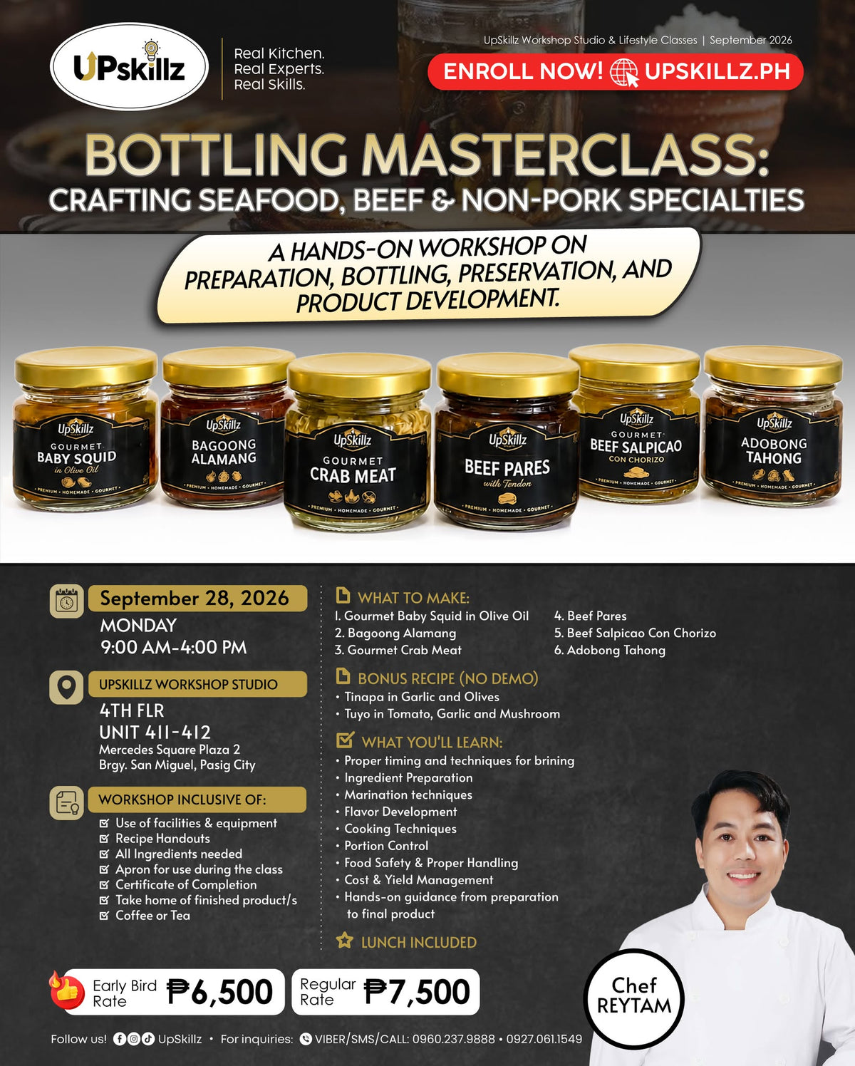 Bottling Masterclass - Sept. 28