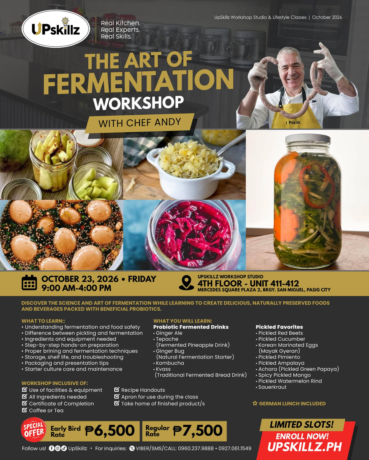 Food Preservation using Fermentation Masterclass - Oct 23