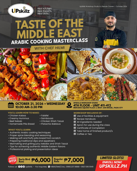Middle East Cooking Class - Oct 21