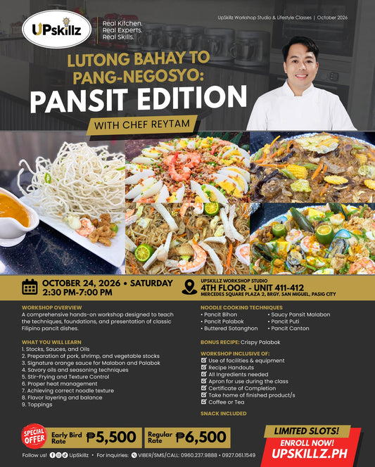 Lutong Bahay to Pang Negosyo: Pansit Edition- Oct 24