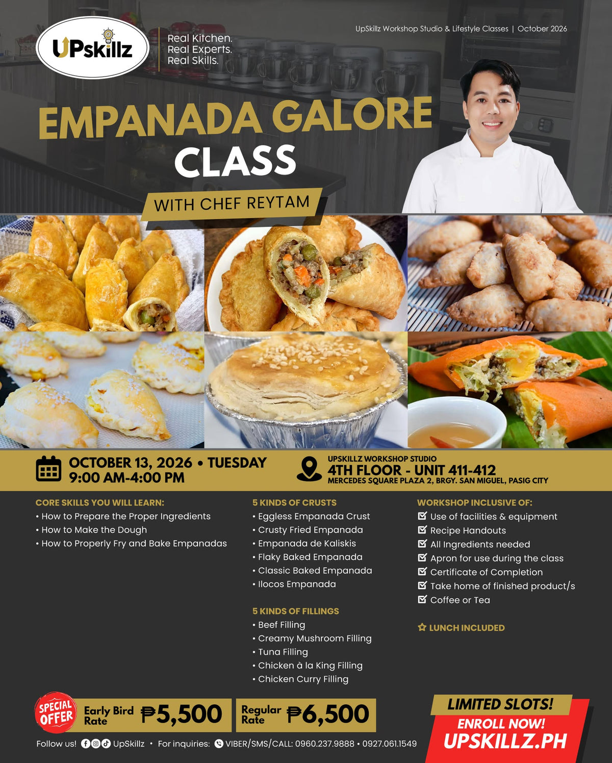Empanada Galore Class - Oct. 13